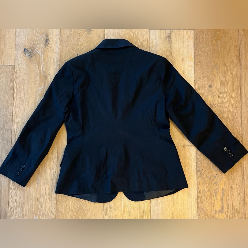 Rochas Paris black blazer jacket size 8 - Picture 4 of 6